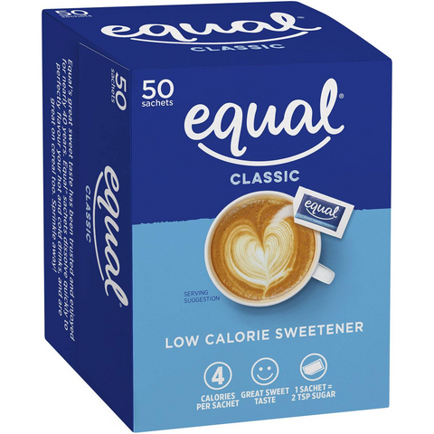 Equal Sweetener Sachets 50 Pack