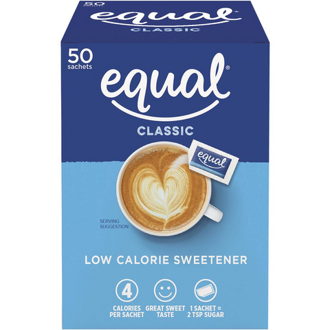 Equal Sweetener Sachets 50 Pack