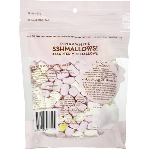 Sshmallows Cake Decoration Mallows Mini Assorted 100g