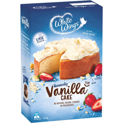 White Wings Vanilla Cake Mix 510g