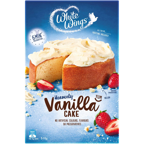 White Wings Vanilla Cake Mix 510g