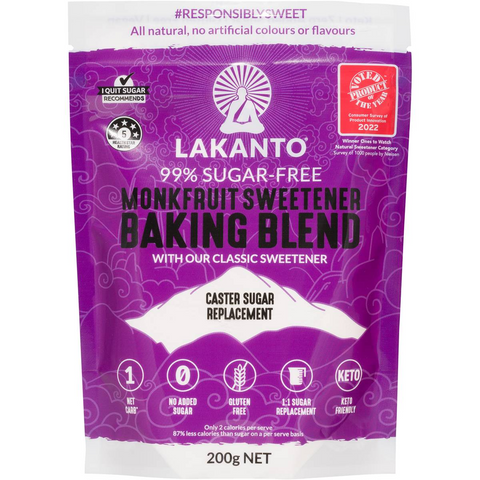 Lakanto Monkfruit Baking Blend Replaces Caster Sugar 200g