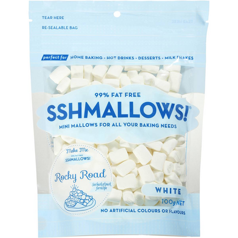 Sshmallows White Mini Marshmallows 100g