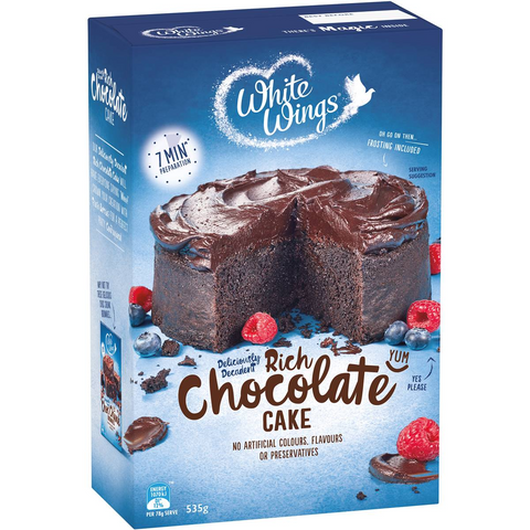 White Wings Cake Mix Rich Chocolate Cake 535g