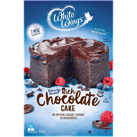 White Wings Cake Mix Rich Chocolate Cake 535g