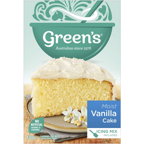 Green's Cake Mix Traditional Vanilla 470g