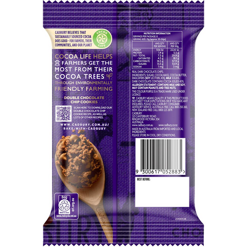 Cadbury Baking Dark Chocolate Chips 200g