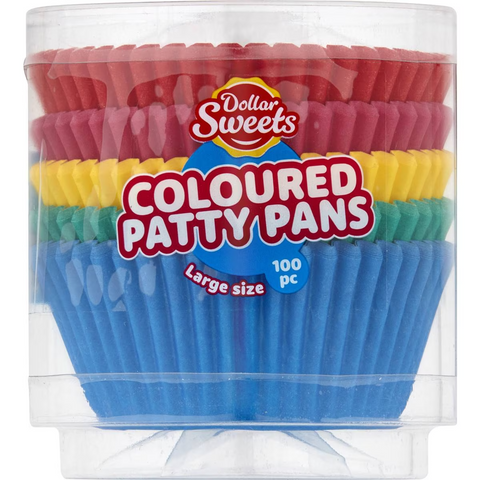 Dollar Sweets Assorted Large Patty Pans 100 Pack