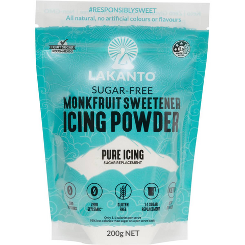 Lakanto Monkfruit Icing Powder Replaces Pure Icing Sugar 200g