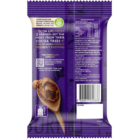 Cadbury Baking Milk Chocolate Melts 225g