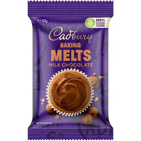 Cadbury Baking Milk Chocolate Melts 225g