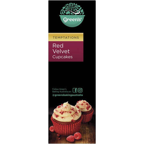 Green's Red Velvet Cupcake Mix 410g