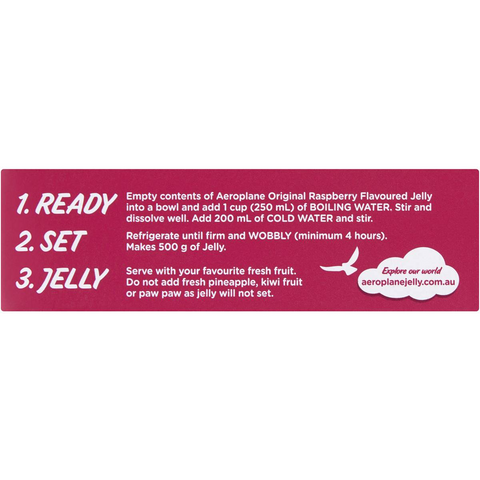 Aeroplane Original Raspberry Flavoured Jelly 85g