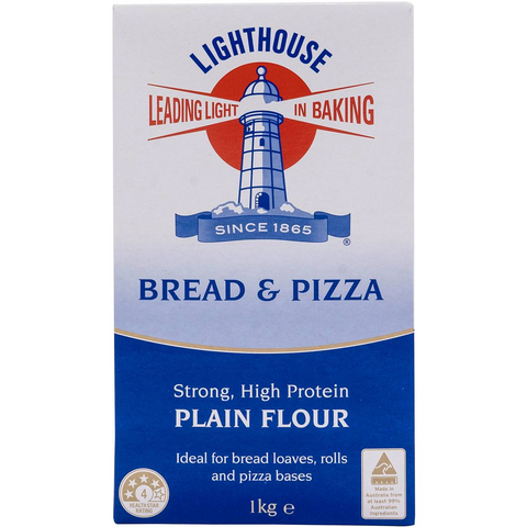 Lighthouse Bread And Pizza Plain Flour 1kg