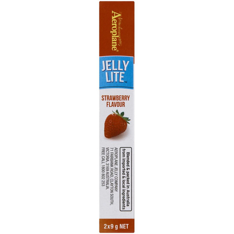 Aeroplane Jelly Lite Strawberry Flavour Low Calorie Jelly Crystals 2x9g