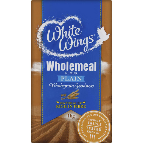 White Wings Plain Flour Wholemeal 1kg