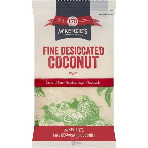 Mckenzie's Coconut Fine Desiccated 250g