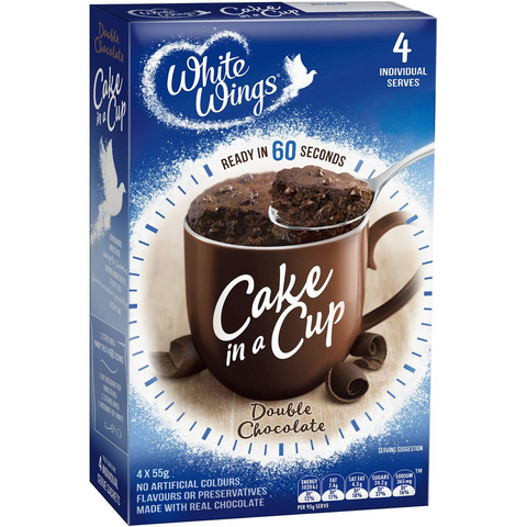 White Wings Cake In A Cup Double Chocolate 220g