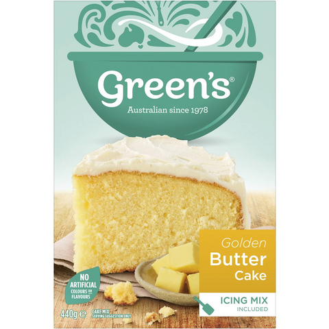 Green's Cake Mix Traditional Golden Butter 440g