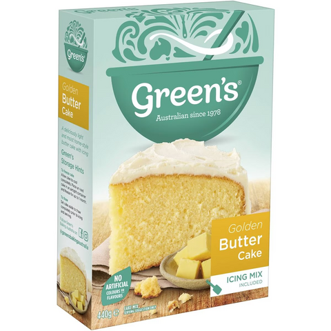 Green's Cake Mix Traditional Golden Butter 440g