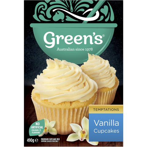 Green's Cupcake Vanilla Mix 490g