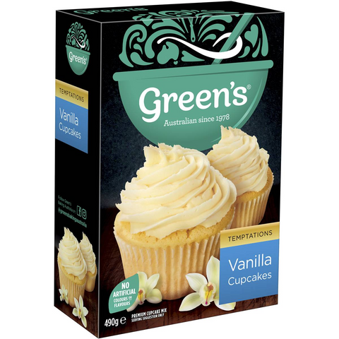 Green's Cupcake Vanilla Mix 490g