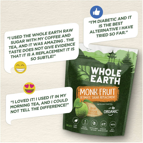 Whole Earth Raw Sugar Replacement 200g