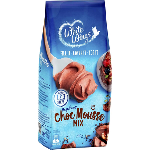 White Wings Chocolate Mousse Mix 200g