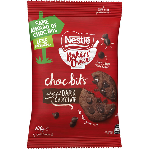 Nestle Bakers' Choice Dark Choc Bits 200g