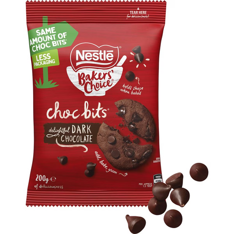 Nestle Bakers' Choice Dark Choc Bits 200g