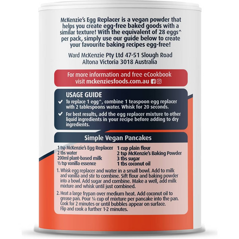 Mckenzie's Vegan Egg Replacer 70g