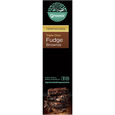 Green's Brownie Mix Triple Chocolate Fudge 500g