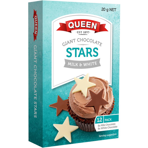 Dr. Oetker Edible Decorations Giant Chocolate Stars 20g