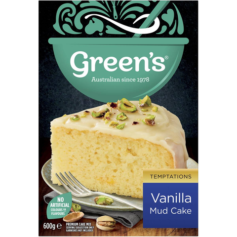 Green's Vanilla Mud Cake Mix 600g