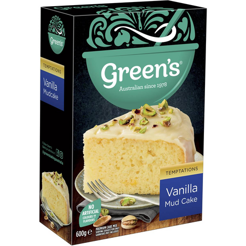 Green's Vanilla Mud Cake Mix 600g