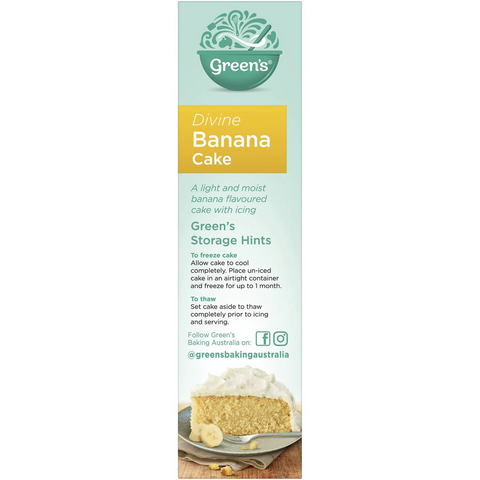 Green's Cake Mix Banana 430g