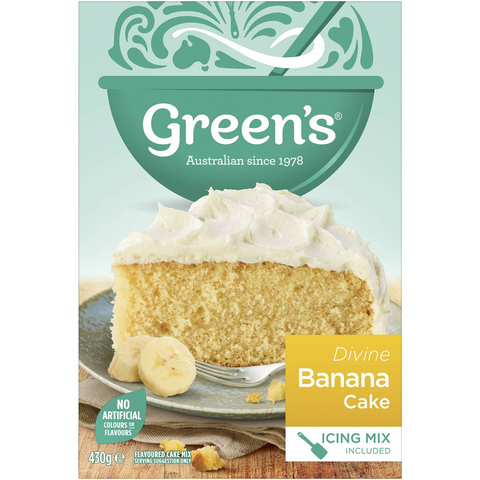 Green's Cake Mix Banana 430g