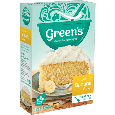 Green's Cake Mix Banana 430g