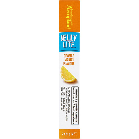 Aeroplane Jelly Lite Orange Mango 2x9g