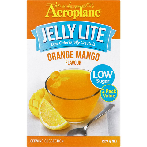 Aeroplane Jelly Lite Orange Mango 2x9g