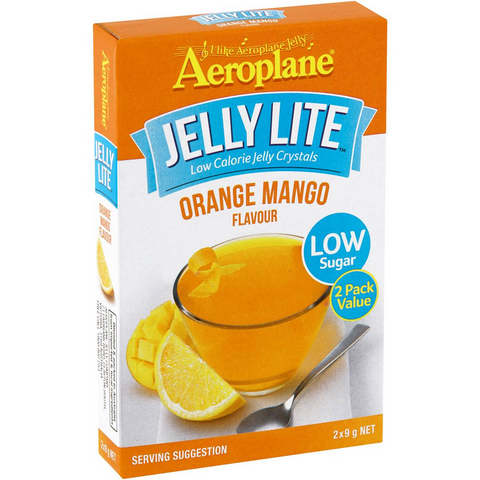 Aeroplane Jelly Lite Orange Mango 2x9g