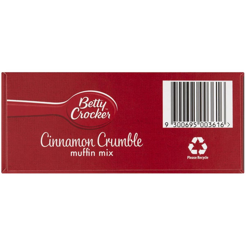 Betty Crocker Cinnamon Crumble Muffin Mix Muffin Mix 500g