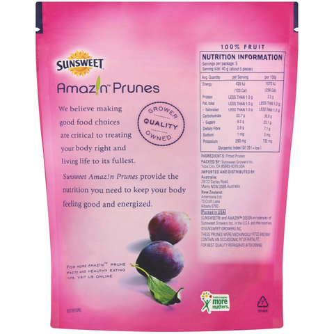 Sunsweet Prunes Pitted 200g