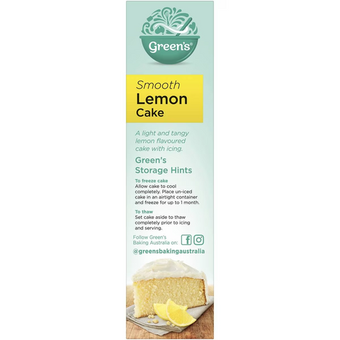 Green's Traditional Cake Mix Lemon 470g