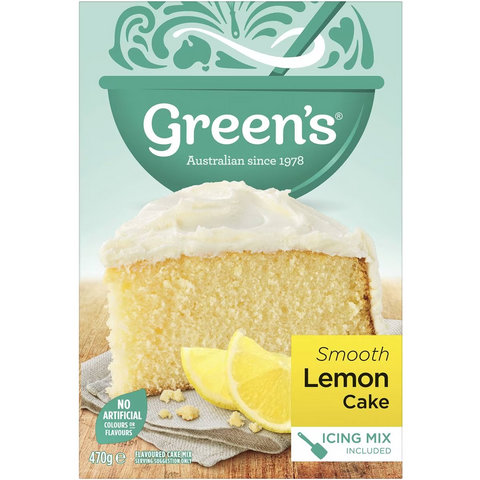 Green's Traditional Cake Mix Lemon 470g