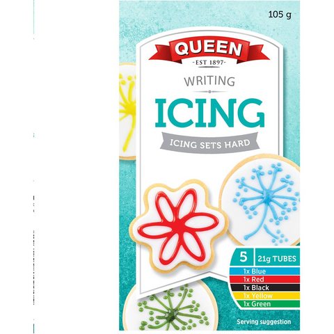 Queen Writing Icing 5 Pack