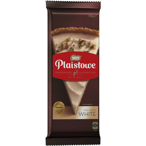 Nestle Plaistowe White Chocolate Baking Block 180g