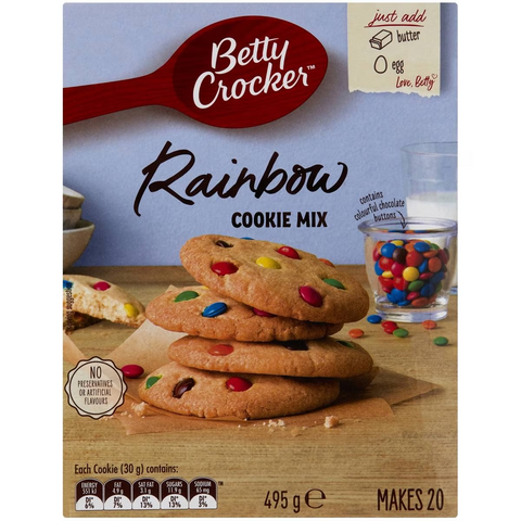 Betty Crocker Rainbow Cookie Mix Cookie Mix 495g