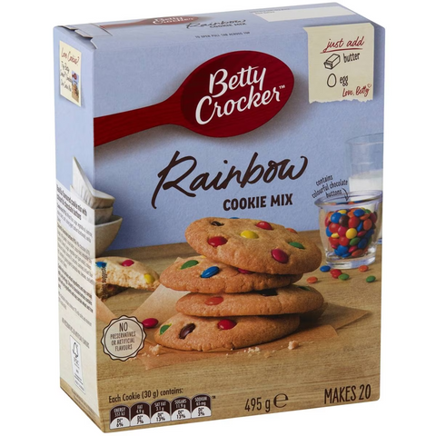 Betty Crocker Rainbow Cookie Mix Cookie Mix 495g