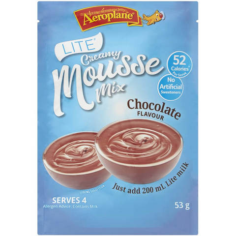 Aeroplane Lite Creamy Mousse Mix Chocolate Flavour 53g